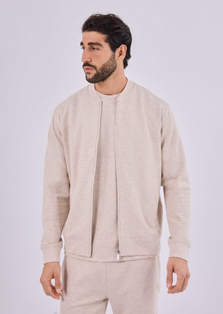 Men's Bomber Oatmeal Heather