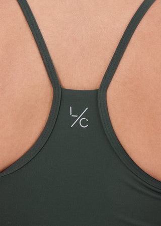 Women's Cami Bra Green Forest