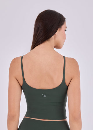 Women's Cami Top Green Forest