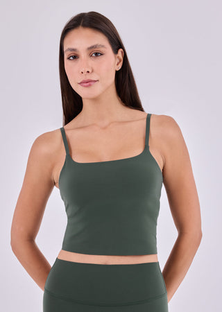 Women's Cami Top Green Forest