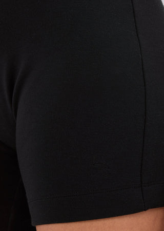 Women Effortless Cap Sleeve Onesie  Black