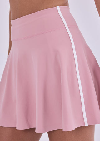 Women's Contrast Skirt Dusty Pink