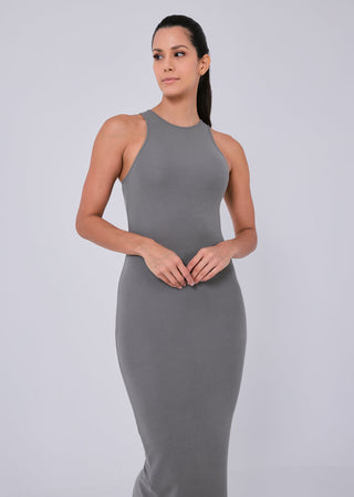 Effortless Maxi Dress Pebble Grey