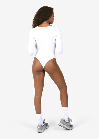 Women's LS Body White