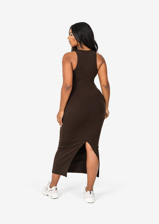 Women's Maxi Dress Coffee