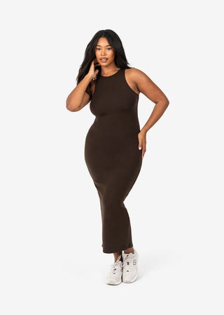 Women's Maxi Dress Coffee