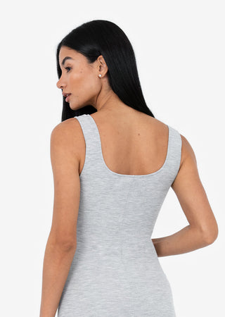 Women's Shortie Onesie Grey Marl
