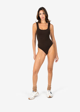 Women's Sleeveless Body Coffee