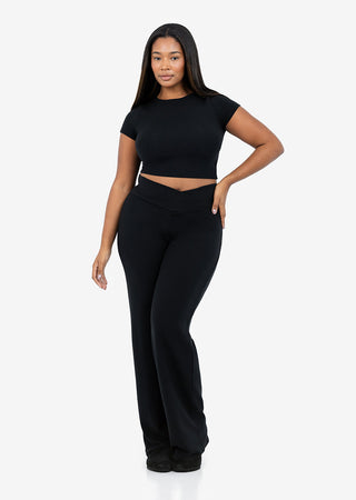 LC Effortless Straight Leg Black