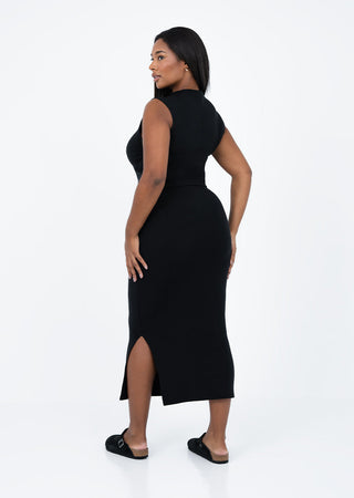 Effortless Tube Skirt Black