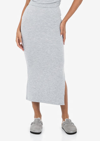 LC Effortless Tube Skirt Grey Marl