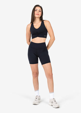 Women's Ruched Bra Black