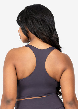 Women's Ruched Bra Espresso