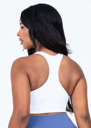 Women's Ruched Bra White