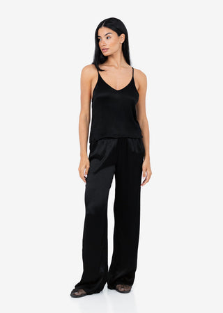 Women's Cami Shiny Black