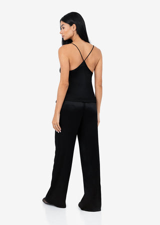 Women's Cami Shiny Black