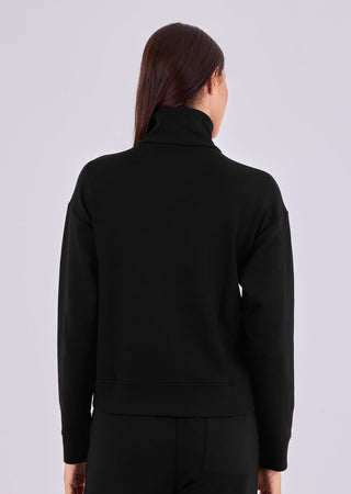 Women's Funnel Neck Jacket Black