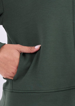 Women's Funnel Neck Jacket Green Forest