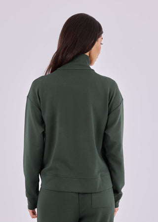 Women's Funnel Neck Jacket Green Forest