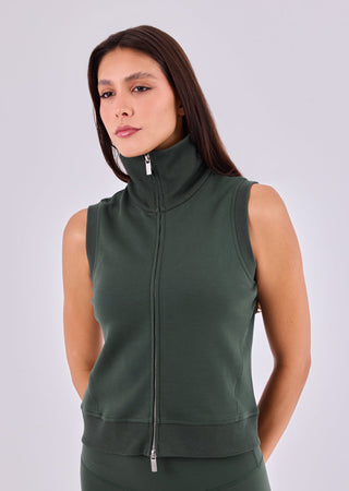 Women's Gilet Green Forest