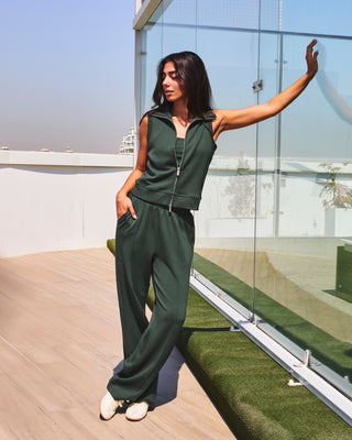 Women's Gilet Green Forest