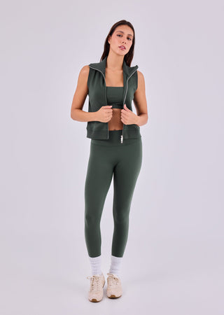 Women's Gilet Green Forest