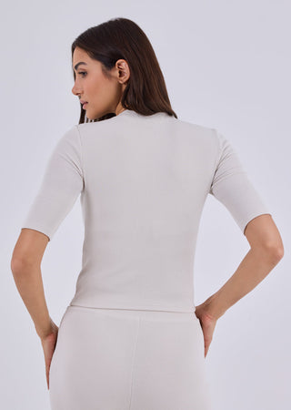 Women's Half Sleeve Tee Bone