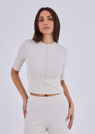 Women's Half Sleeve Tee Bone