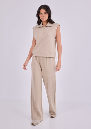Women's Straight Leg Pants Beige