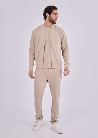 Men's Straight Leg Pants Beige