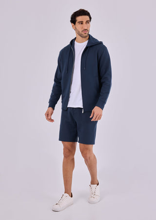 Men's Zip Up Hoodie Dark Navy