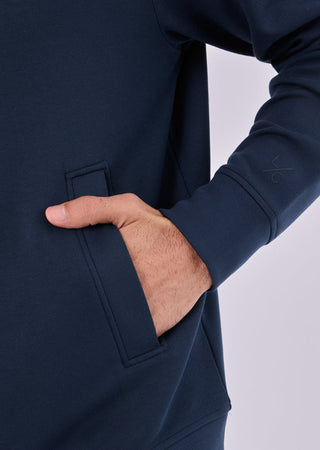 Men's Zip Up Hoodie Dark Navy