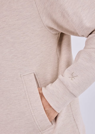 Men's Zip Up Hoodie Oatmeal Heather