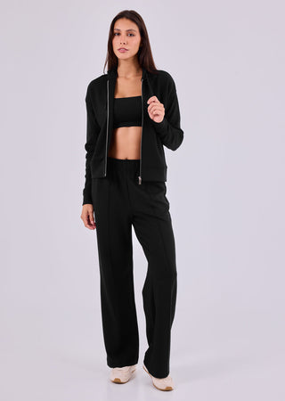Women's Zip Up Hoodie Black