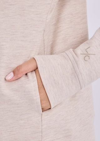 Women's Zip Up Hoodie Oatmeal Heather