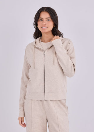 Women's Zip Up Hoodie Oatmeal Heather