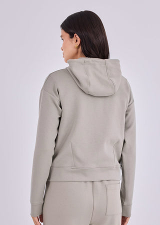 Women's Zip Up Hoodie Vintage Khaki