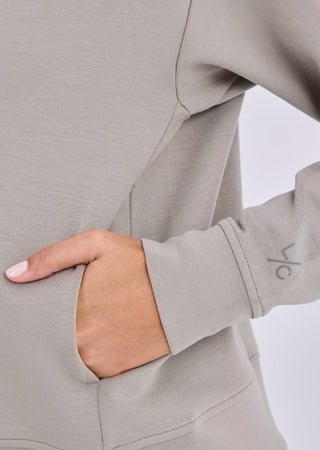 Women's Zip Up Hoodie Vintage Khaki
