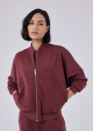 Women's Jacket Dark Burgundy