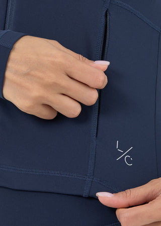 Women's Active Zip Jacket Dark Navy