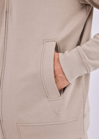 Men's Bomber Jacket Beige