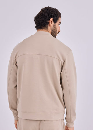 Men's Bomber Jacket Beige