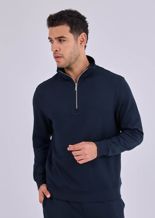 Men's Half-Zip Sweat Dark Navy