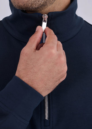 Men's Half-Zip Sweat Dark Navy