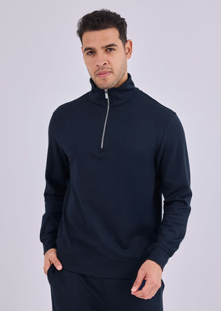 Men's Half-Zip Sweat Dark Navy