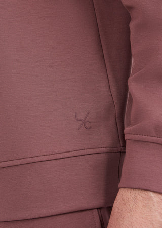 Men's Half-Zip Sweat Tawny Rust