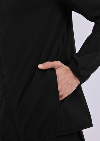 Men's Zip Through Jacket Black