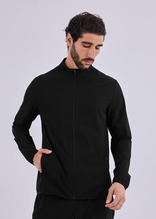 Men's Zip Through Jacket Black