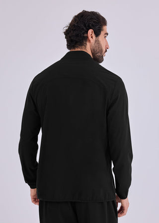 Men's Zip Through Jacket Black