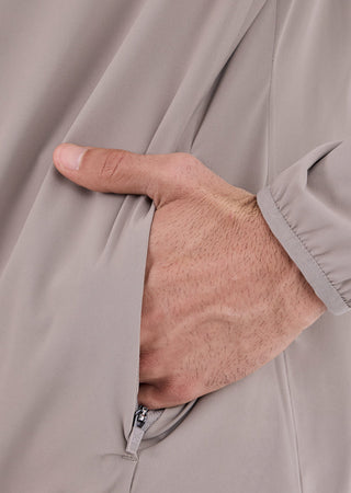 Men's Zip Through Jacket Vintage Khaki